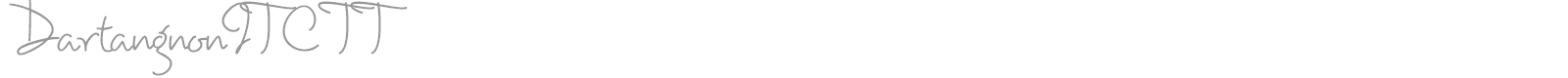 DartangnonITC TT font preview